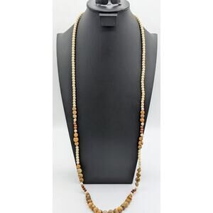 Jasper Stone Bead 42" Necklace
